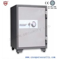 China Powder Coating 65L security Fire Resistant Safe box with 28 / 25mm 2 Dead Bolts for stock / shares markets factory