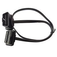Quality Flat 100cm OBD2 OBD Extender Cable Male To Female For Automotive Industries for sale