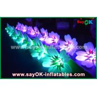 China 10m Oxford Cloth Inflatable Lily Flower Chan For Romantic Wedding factory