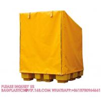 China Ibc Container Tarpaulin, Tarpaulin Fabric Pallet Cover Shade Cover For Containers, PVC pallet cover factory