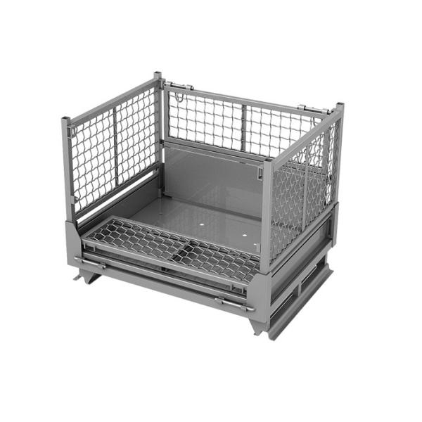 Quality Stackable Steel Collapsible Pallet Cage Stillage Container Manufacturers for sale