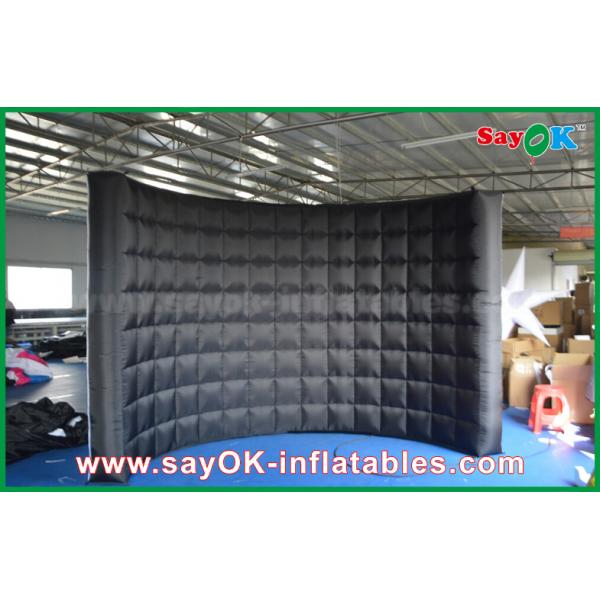 Quality Advertising Booth Displays Oxford Cloth Inflatable Photo Booth With Enclosed Lighting Wall SGS Approval for sale
