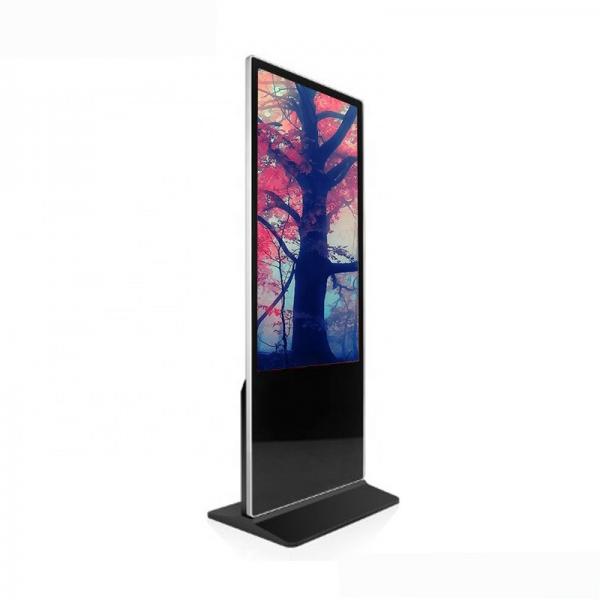 Quality 500 Cd/M² Brightness Floor Standing Touch Screen Kiosk , Freestanding Digital Signage for sale