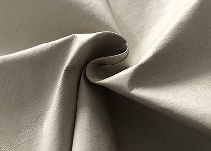 Quality 140GSM Microsuede Upholstery Fabric / Coated Polyester Fabric For Wallcloth Ivory for sale
