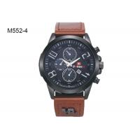 China Chronograph Date Men's Quartz Watch  Stainless Steel Case Back Casual Watch M552 factory