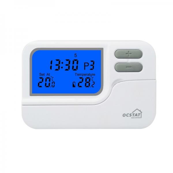 Quality LCD Omron Relay 7 Day Programmable Room Thermostat with Keypad Lockout for sale