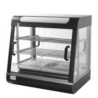 Quality Hotel Buffet Food Warm Glass Display Showcase / Hot Food Display Cabinets for sale