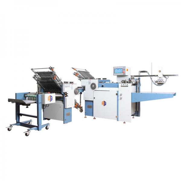 Quality 380V Large Format Paper Folding Machine With Combination Buckle Plates for sale