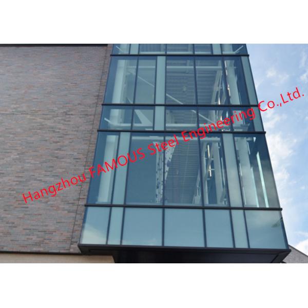Quality 5mm-12mm Glass Curtain Wall Facade for sale