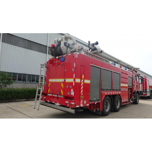Quality SINOTRUK 324KW Fire Fighting Water Truck 6x4 With 32M Telescopic Boom for sale