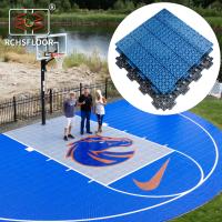 Quality 410g Outdoor Sports Tiles Flooring Customizable skin textured for sale