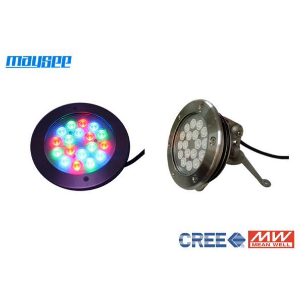 Quality 54 Watt Submersible Rgb Led Pool Light Color Changing By Dmx Control for sale