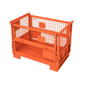 Quality Metal Mesh Collapsible Pallet Cage Stillage Container 1000kg for sale