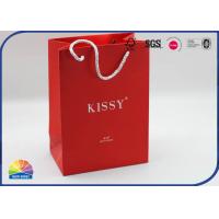 China Environmental Gift Shopping Jewelry Paper Bag With Nylon Rope Handles factory