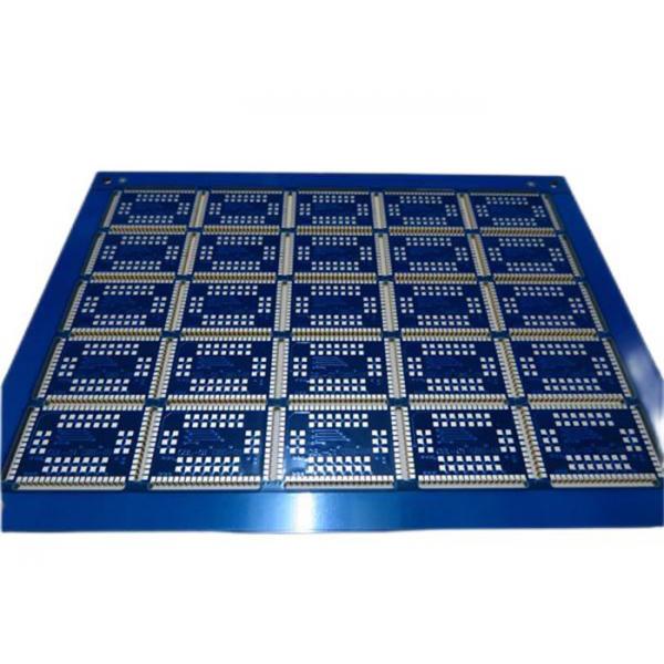 Quality Edge Castellated PCB Half Holes Circuit Boards Built On 1.6mm FR-4 With Blue for sale