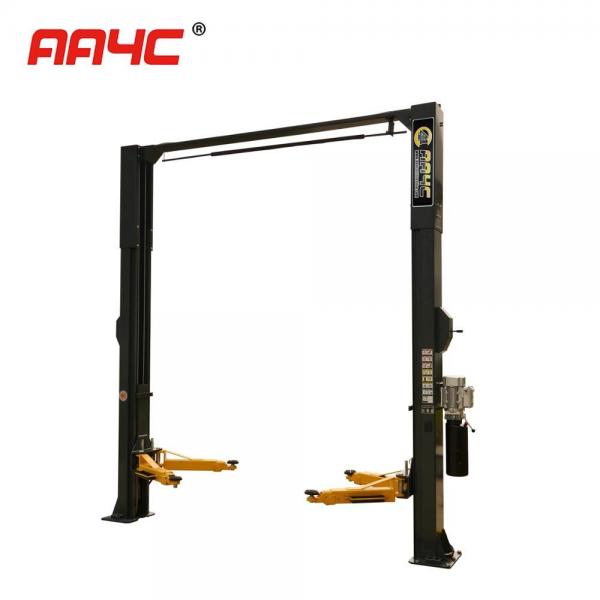 Quality AA4C Hydraulic two post lift AA-2PFP45  floorplate version , 4.5T 8 fold profile column  new carriage for sale