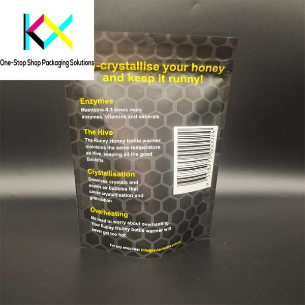 Quality CMYK Color Resealable Zipper Plastic Pouch Bags For Food Packaging 130um for sale