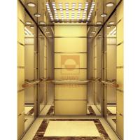 China Painted Modelling Stainless Gold Elevator Cabin Design Acrylic Light Decoration factory