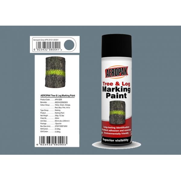 Quality Grey Color Tree Marking Spray Paint With MSDS Certificate 8 Min Tack - Free Time for sale