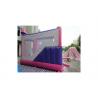 China Pink Cars Inflatable Jumping Bounce House With Printing For Toddler factory