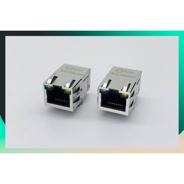 Quality R10G-661A-12F4-G2 1X1 10G Base-T Magnetic RJ45 Connector for sale