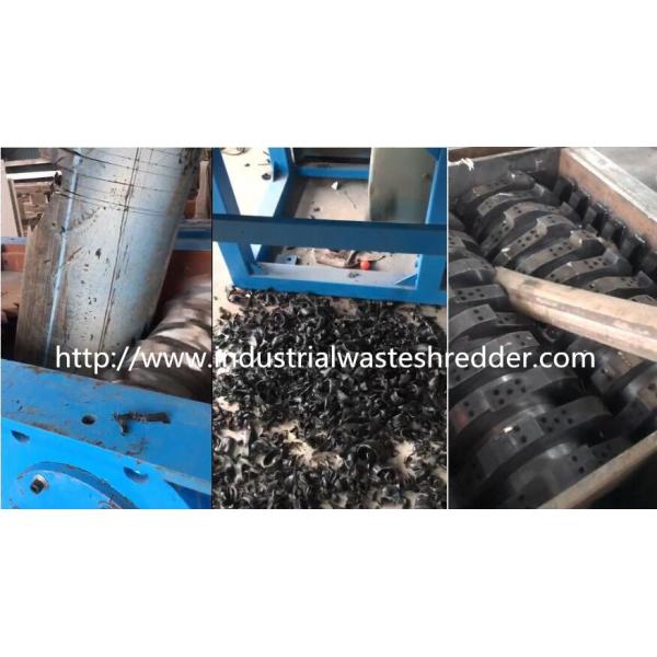 Quality Scrap Plastic HDPE Double Shaft Shredder Anti - Corrosive For Waste Pipe for sale
