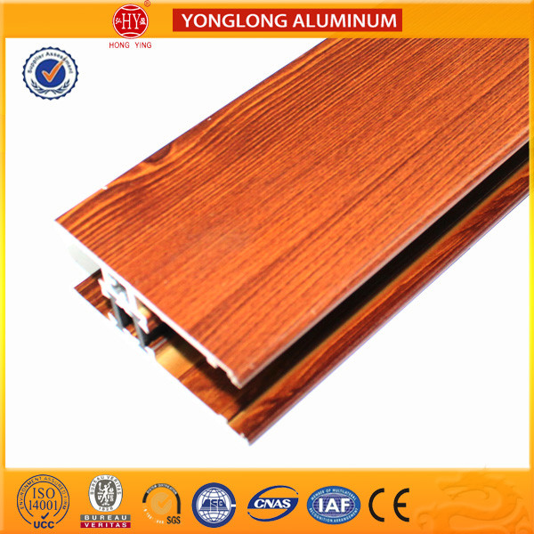 China Insulation Wood Finish Aluminium Profiles For Medical Equipment OEM factory
