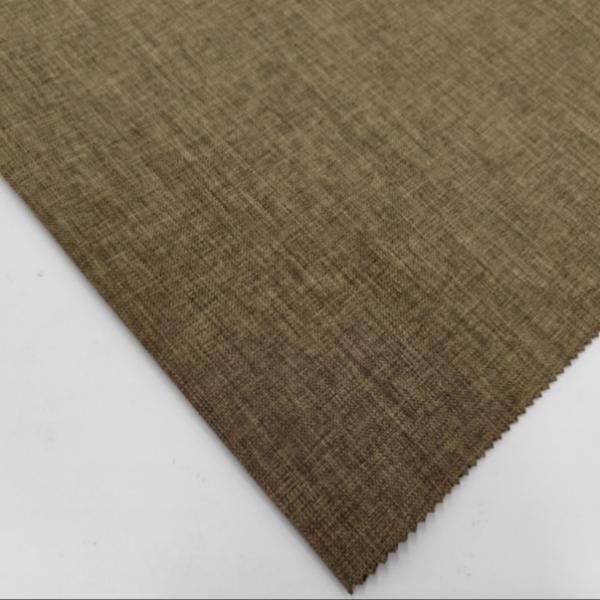 Quality Brown 600D Cation Fabric Color Card Options With PVC Coated Finish for sale
