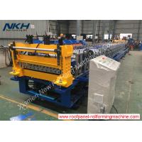 China Steel Door Frame Roll Forming Machine Fenestrated Shutter Roll Forming Machine factory