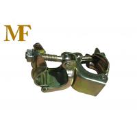 China Heavy Duty 0.8kg Scaffolding Steel Right Angle Couplers Pressed fixed Couplers factory