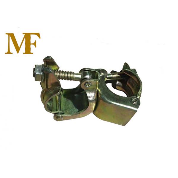 Quality Heavy Duty 0.8kg Scaffolding Steel Right Angle Couplers Pressed fixed Couplers for sale