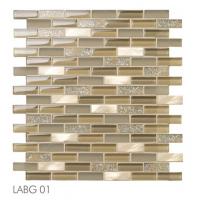 China backsplash tile crystal glass mosaic LABG01 for sale