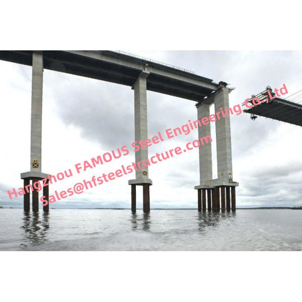 Quality Movable Prefabricated Structural Steel Bridge Pier Abutment Supporting Column Piping Fabrication for sale