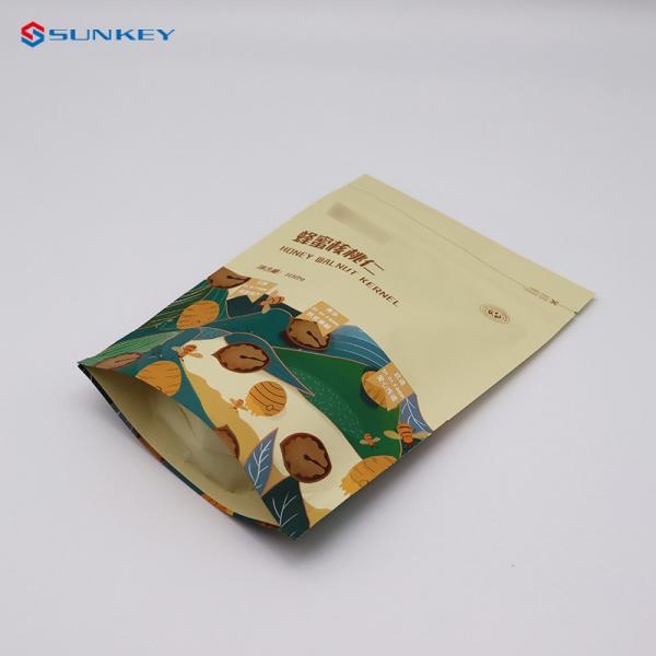 Quality Custom Size Laminated Plastic Bags Flat Stand Up Pouch Pet Food Packaging Bag for sale