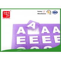 China Reusable Die Cut  Alphabet Letters , self adhesive  dots With Printing Words factory