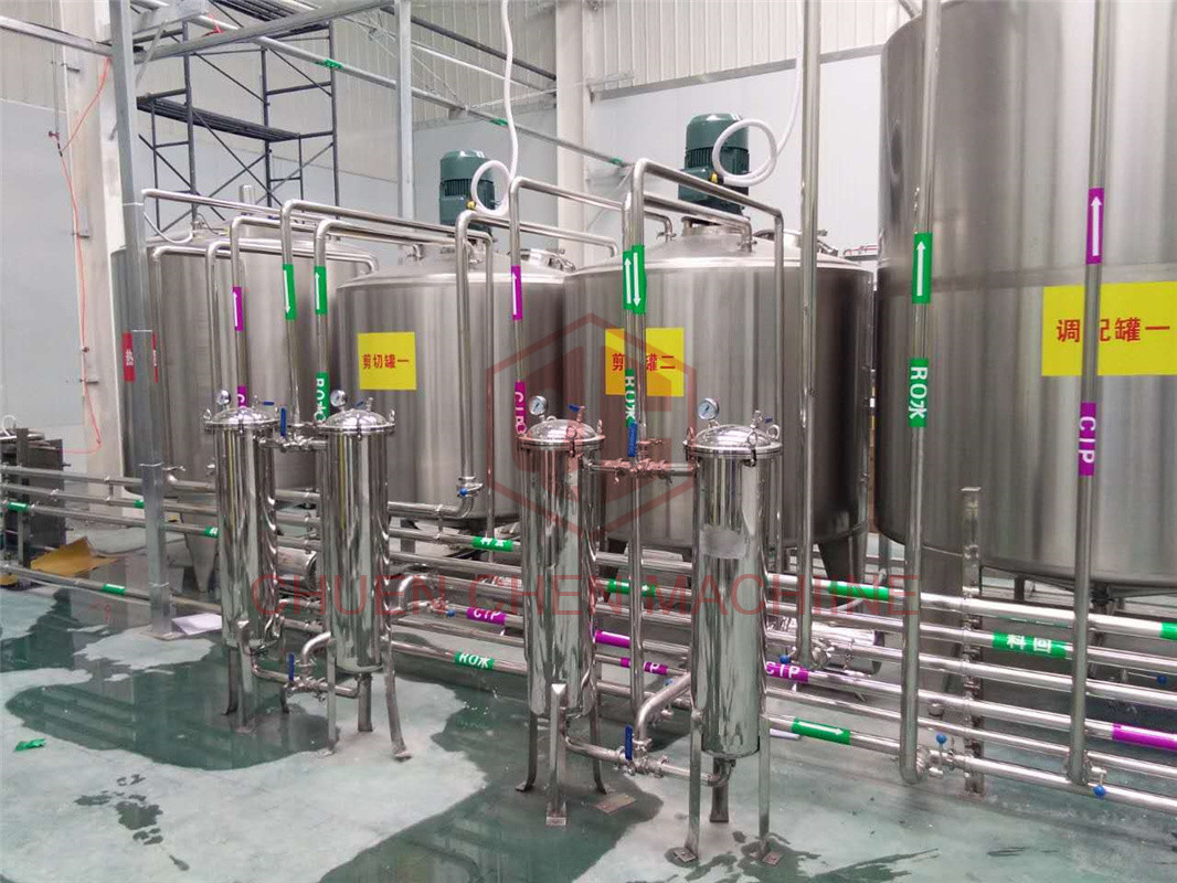 China Syrup Melting Powder Fruit Juice Processing Equipment 1000L-5000LPH​ factory