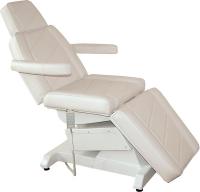 China Professional Pu Massage Table Chair 3 Motors For Facial Beauty , White / Black Color factory