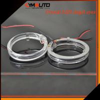 China 12V LED Ring Headlights DRL Angel Eyes Rings White Yellow Dual Color factory