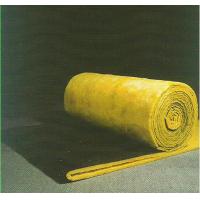 China Sound Absorption Glass Wool Blanket / Felt Roll Faced With Black Glass Tissue factory