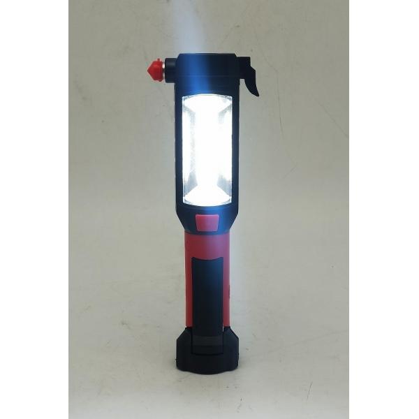 Quality Functional Battery Powered Portable Work Light With Emergency Hammer And Belt for sale