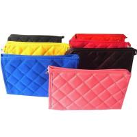 China Personalized Small Polyester Zippered Cosmetic Bag , Red / Blue / Yellow / Black factory