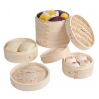 China Chinese 10cm Dim Sum Bamboo Steamers Eco Friendly 15cm 18cm 30cm factory