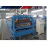 China Steel Ribbed Roofing Roll Forming Machine , Glazed Tile Roll Forming Machine factory