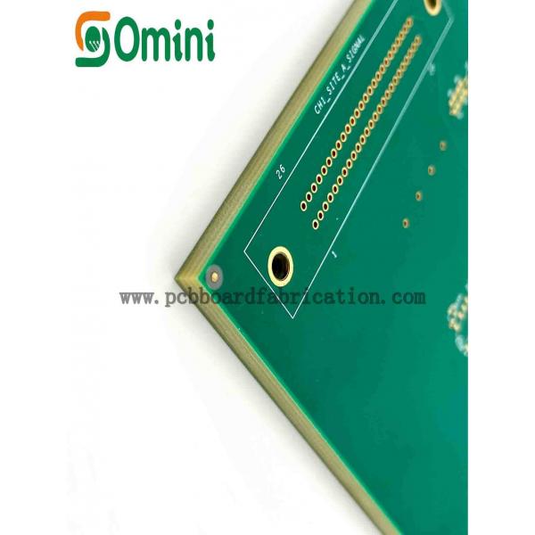 Quality Resin Plug 6L FR4 Multilayer PCB Fabrication With Immersion Gold And Edge Plated for sale