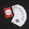 China Table Games Educational Flash Cards Waterproof Paper Foil Playing Poker Cards factory