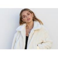 China Wholesale New 2018 fashion  women turn-down collar winter warm woolen coats (C18723) factory