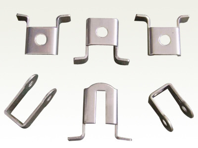 China Stainless Steel Hinges And Hook Chemical Polishing Sheet Metal Press Parts factory