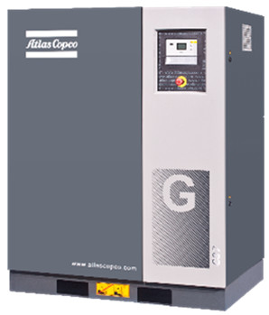 Quality Atlas Screw Air Compressor G Series 45kw G45 Oil Injected 7.5-13bar Working Pressure for sale