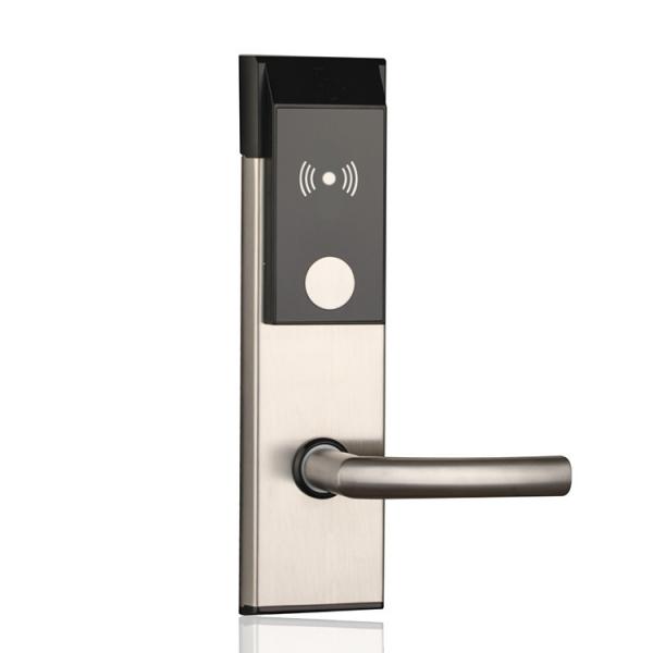 Quality Keyless Hotel Electronic Key Card Door Locks M1fare Stainless Steel for sale