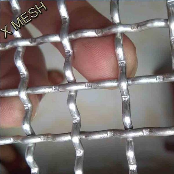 Quality Durable Fine Rust Resisting Galvanized Crimped Wire Mesh for sale